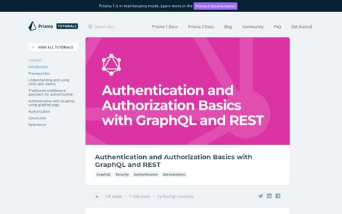 Authentication and Authorization Basics with GraphQL and ...