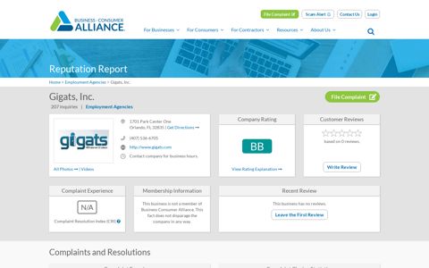 Gigats, Inc. ratings, reviews and complaints - Employment Agencies ...