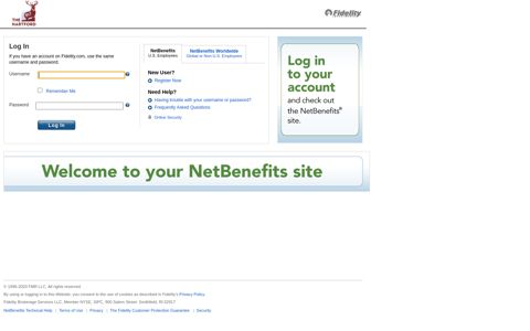 NetBenefits Login Page - The hartford - Fidelity Investments