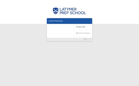 Login - Latymer Prep School