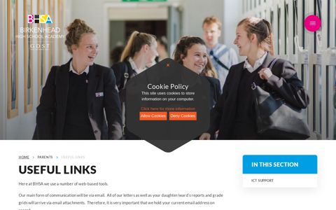 Useful Links - Birkenhead High School Academy