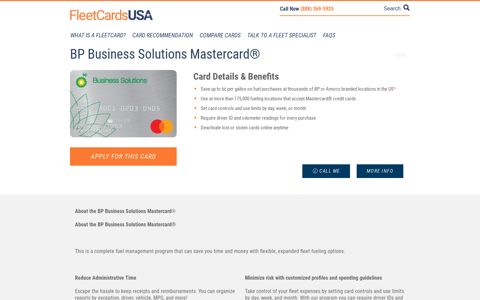 BP Business Solutions Fuel Card PLUS Fuel Management ...