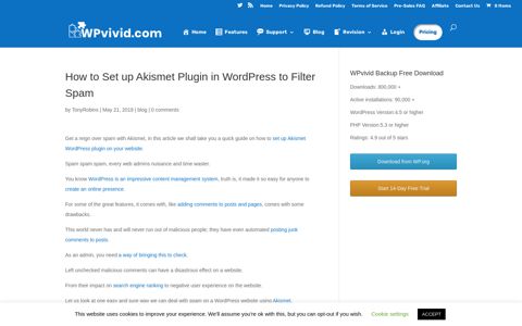 How to Set up Akismet Plugin in WordPress to Filter Spam ...