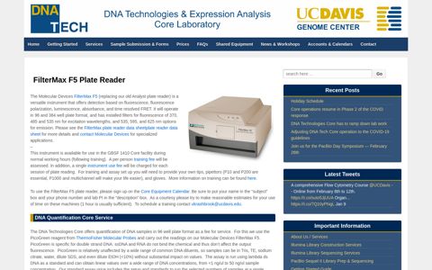 FilterMax F5 Plate Reader | DNA Technologies Core