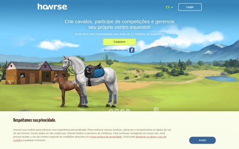 Howrse: Crie cavalos e gerencie um centro equestre