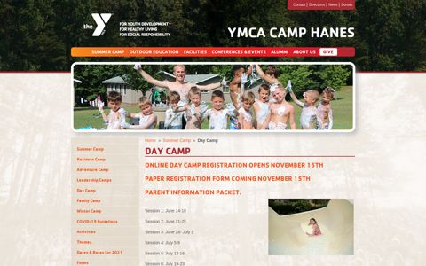Day Camp « YMCA Camp Hanes: North Carolina Summer ...