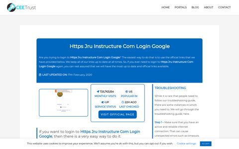 Https Jru Instructure Com Login Google - Find Official Portal