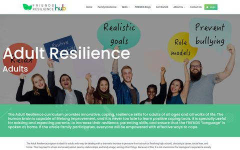 Adult Resilience - Friends Resilience