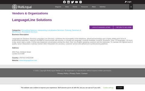 LanguageLine Solutions | MultiLingual