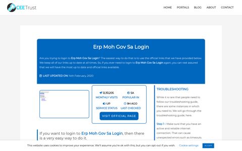 Erp Moh Gov Sa Login - Find Official Portal - CEE Trust
