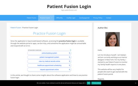 Welcome to Patients Portal - Practice Fusion Login