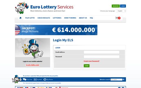 Login Account My ELS - ELS Lotto