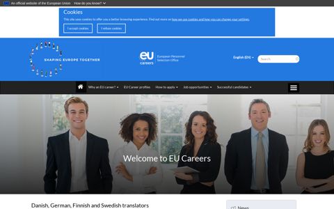 Careers with the European Union | by the European ...