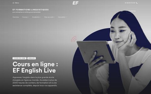 Cours en ligne : EF English Live - EF Formations linguistiques ...