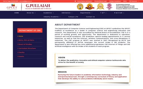 CSE_Home – G PULLAIAH COLLEGE OF ENGINEERING ...