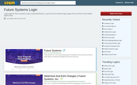 Future Systems Login - Loginii.com