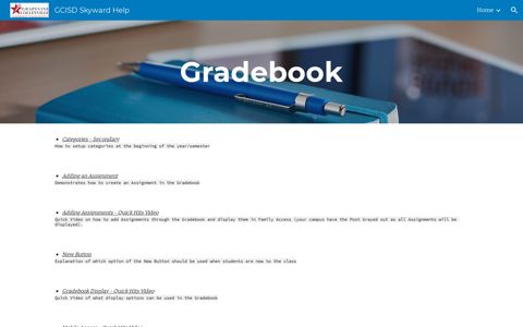 GCISD Skyward Help - Gradebook - Google Sites