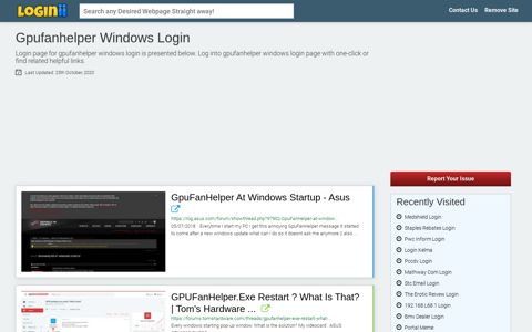 Gpufanhelper Windows Login | Accedi Gpufanhelper Windows