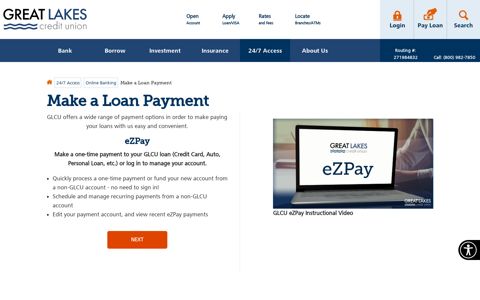 Make a Loan Payment | Great Lakes Credit Union