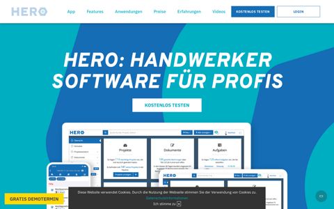 HERO - Handwerkersoftware mit Cloud