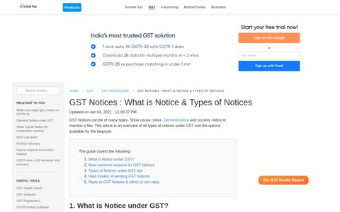 GST Notices - Overview, Reasons, Types & Reply Format