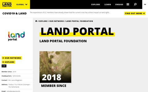 LAND PORTAL FOUNDATION - global