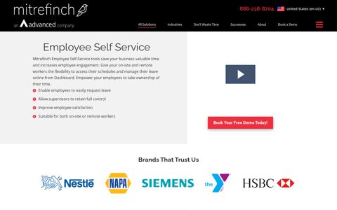 Employee Self-Service (ESS) Software Module - Mitrefinch