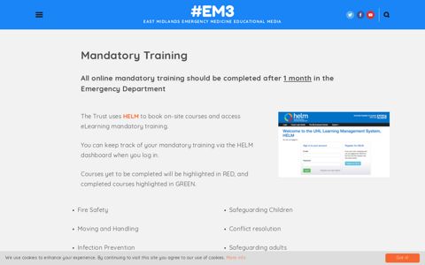 Mandatory Training — #EM3: East Midlands Emergency ...