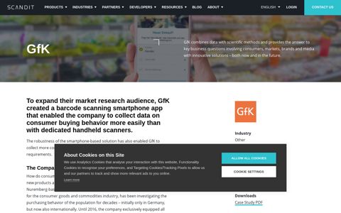 GFK Develops a Scandit-powered Mobile App | Scandit