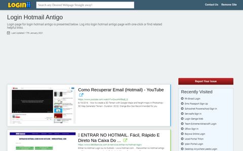 Login Hotmail Antigo - Loginii.com