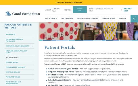 Patient Portals | Good Samaritan - Good Samaritan Hospital