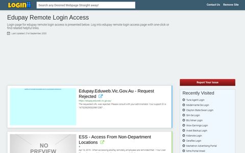 Edupay Remote Login Access - Loginii.com