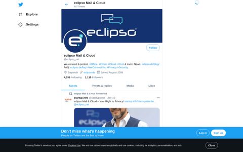 eclipso Mail & Cloud (@eclipso_net) | Twitter
