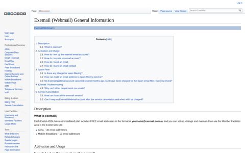 Exemail (Webmail) General Information - ExeWiki
