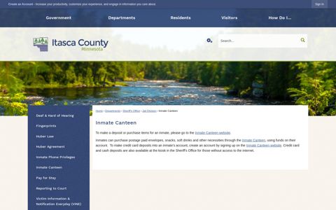 Inmate Canteen | Itasca County, MN