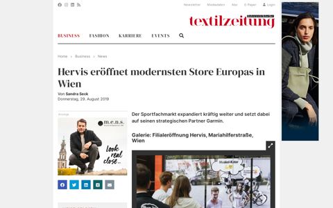 : Hervis eröffnet modernsten Store Europas in Wien
