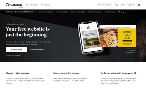 Website Builder | Create Your Own Website in ... - GoDaddy