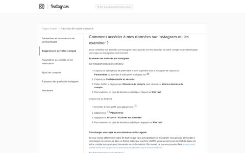How do I access or review my data on Instagram? | Instagram ...