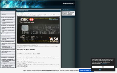 hsbc costco credit card login - searchrepsace