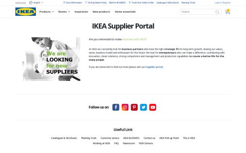 IKEA Supplier Portal | IKEA Indonesia