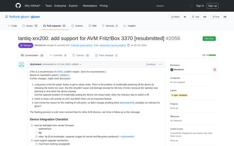 lantiq-xrx200: add support for AVM Fritz!Box 3370 ... - GitHub