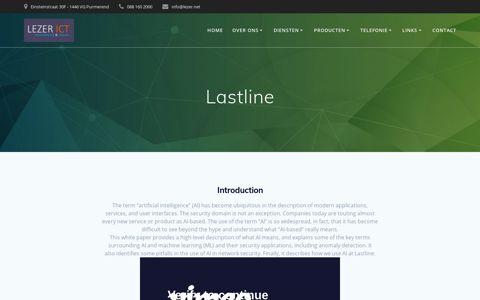 Lastline – Lezer ICT