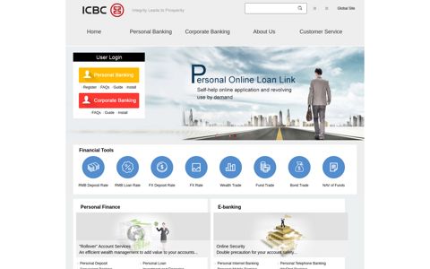 Personal Banking - Home－ICBC China