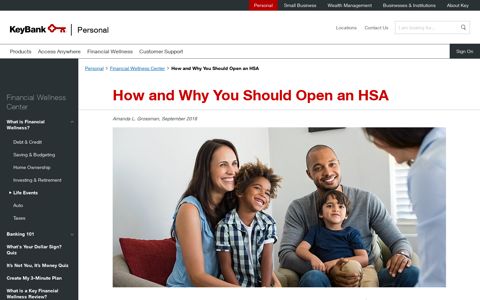 How and Why You Should Open an HSA | KeyBank