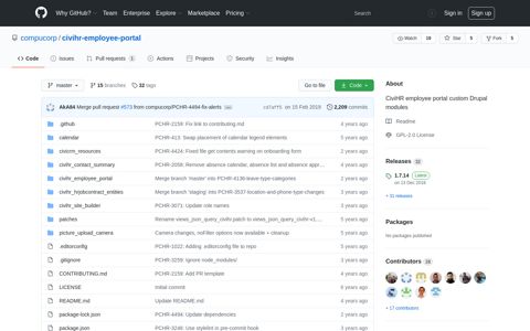 compucorp/civihr-employee-portal - GitHub