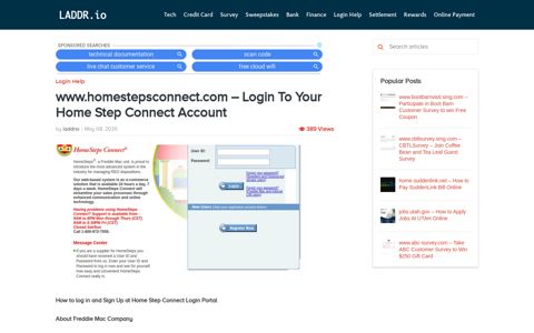 www.homestepsconnect.com - Login To Your Home Step ...