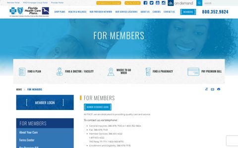 For Members - new Florida Health Care