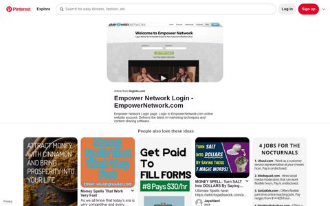 Empower Network Login - EmpowerNetwork.com - Pinterest