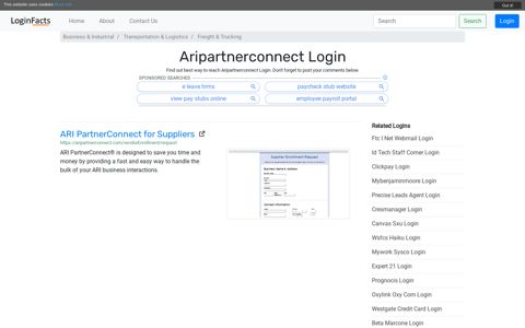 Aripartnerconnect - ARI PartnerConnect for ... - LoginFacts