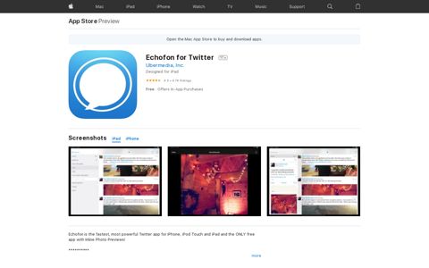 ‎Echofon for Twitter on the App Store - Apple